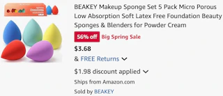 amazon-beakey-makeup-sponges-cart