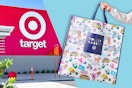 target freebie roller rabbit tote bag