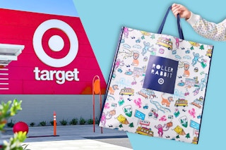 target freebie roller rabbit tote bag