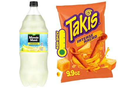 2 Minute Maid 2-Liters + 1 Takis Bag