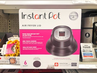 target instant pot air fryer lid on shelf