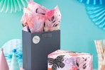 hallmark tissue paper on gifts