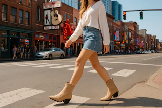 Walmart Madden Girl women's western ankle boots