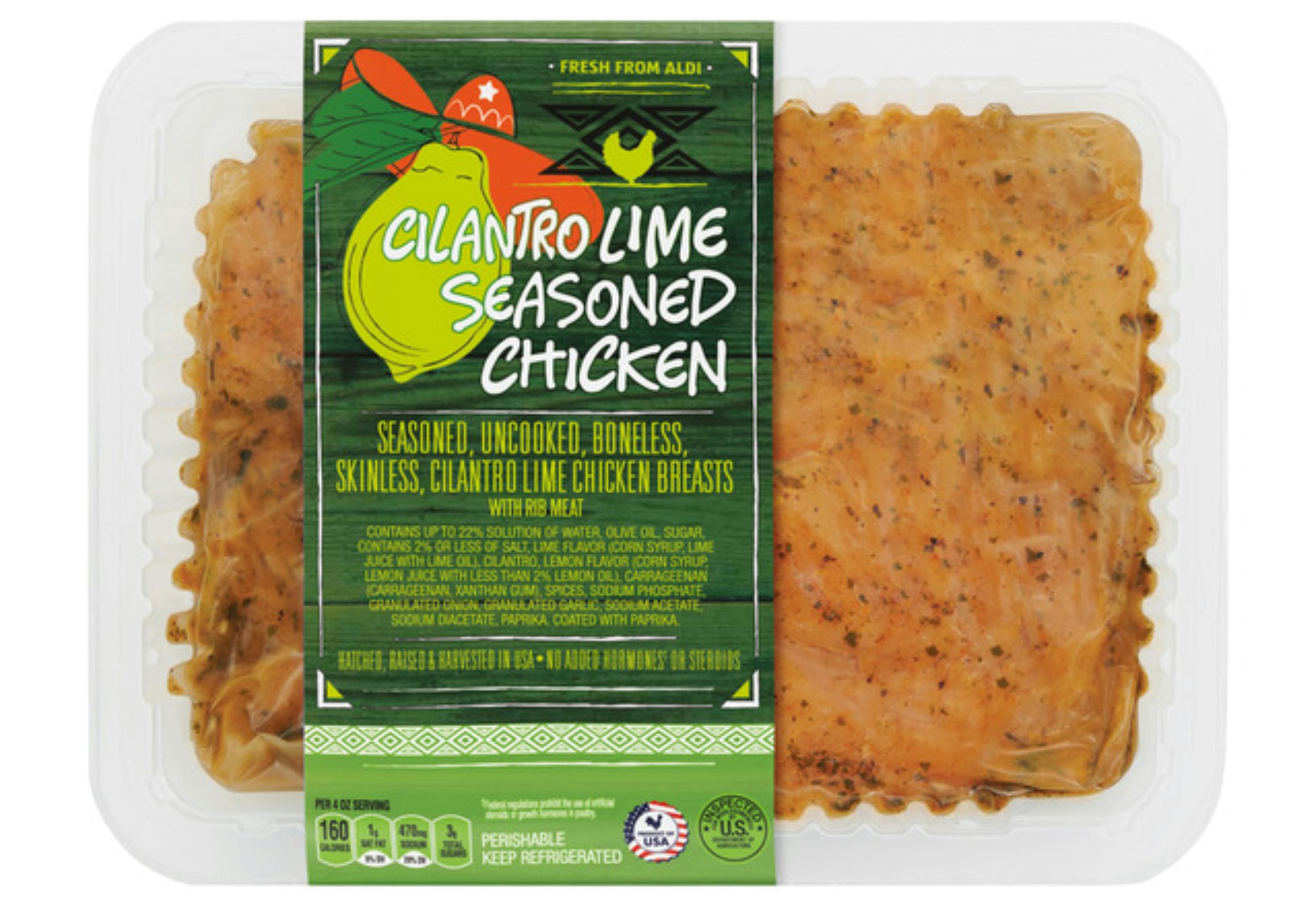 Fresh Seasoned Chicken, per lb