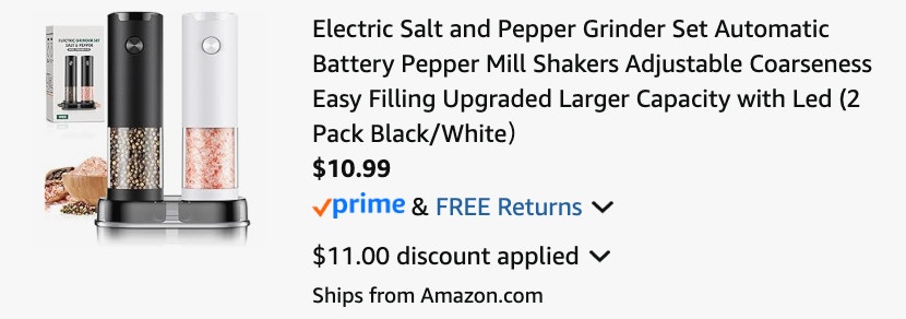 salt pepper grinder