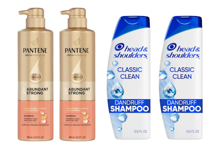 2 Head & Shoulders + 2 Pantene