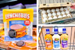 lunchables eggs dressing collage