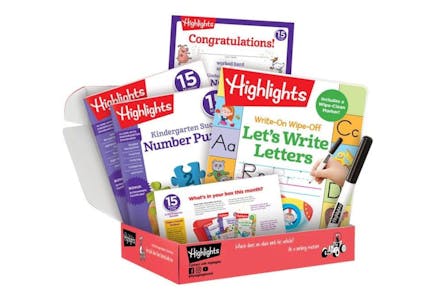 Highlights Kindergarten Learning Box, First Month