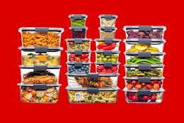 Rubbermaid Brilliance Food Storage 44-Piece Set, Just $84.99 for Prime Day card image