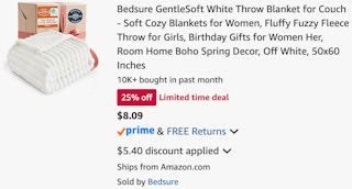 amazon-bedsure-throw-blanket-cart