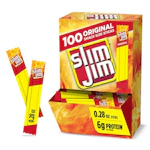 Slim Jim Smoked Meat Sticks 100-Pack