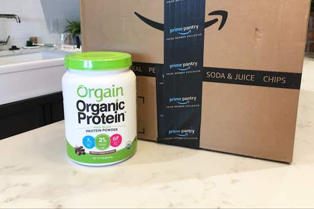 Orgain Organic Protein Powder, as Low as $17.93 on Amazon  card image