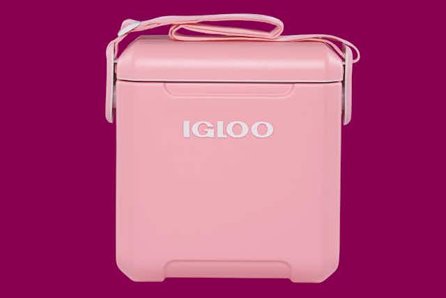 Get a Pink Igloo Cooler for Only $40 at Walmart ($50 at Target) card image