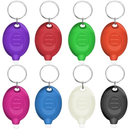 Mini LED Keychain Flashlight 8-Pack