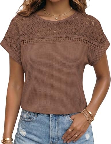 Women's Waffle Knit Top