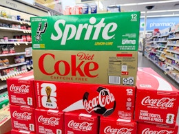 coca-cola and sprite soda 12-packs in walgreens