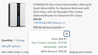 Dehumidifier cart