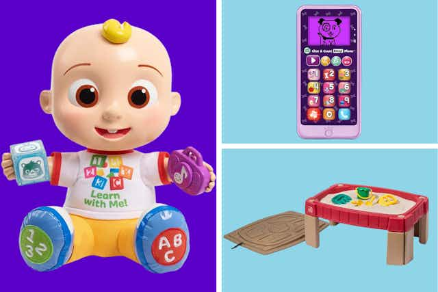 Kohl's Toy Clearance: $12 CoComelon Doll, $34 Sand Table, and More card image