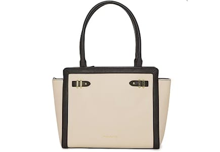 Liz Claiborne Tuxedo Tote Bag