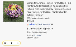 flowers Amazon receipt