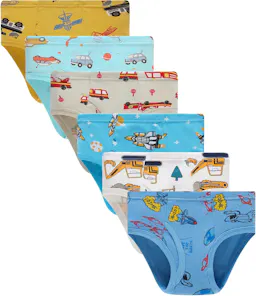 Kids' Cotton Briefs 6-Pack