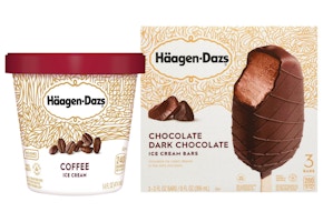 2 Haagen-Dazs Ice Creams
