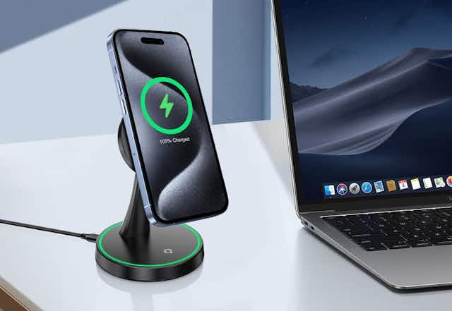 Magnetic Wireless Charging Stand, Only $10.29 on Amazon card image