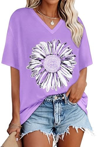 Women's Oversized V-Neck Tee