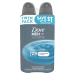 Dove Men+Care Deodorant 2-Pack