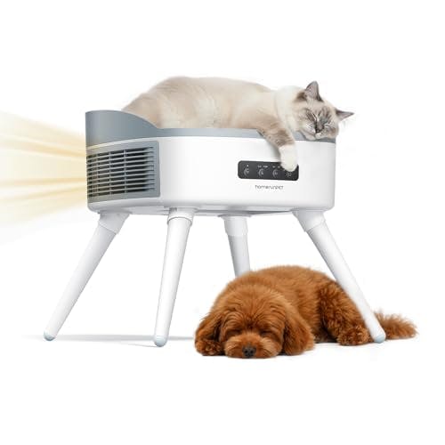Space Heater With Heated Pet Bed