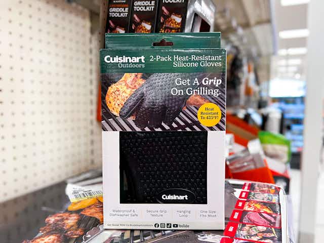 Online Only: $9 Cuisinart Heat-Resistant Gloves at Target card image