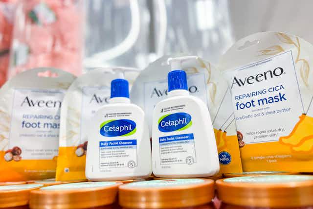 Over $32 Worth of Aveeno and Cetaphil, Free + $1.38 Moneymaker at Target card image