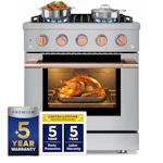 Freestanding Dual Fuel Range