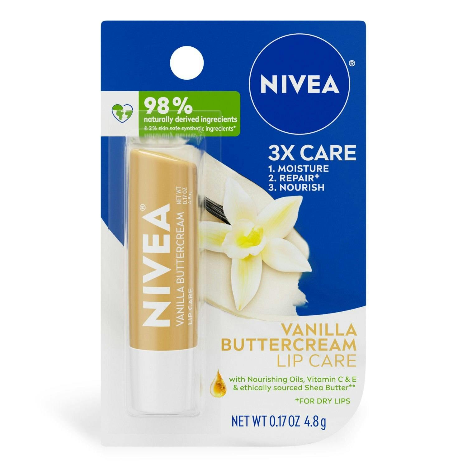 2 Nivea Lip Care Balms