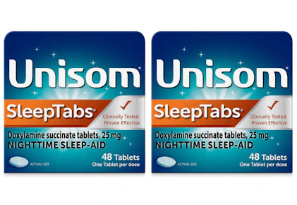 2 Unisom Sleep-Aid Boxes