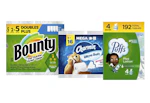 2 Puffs + 1 Charmin + 1 Bounty