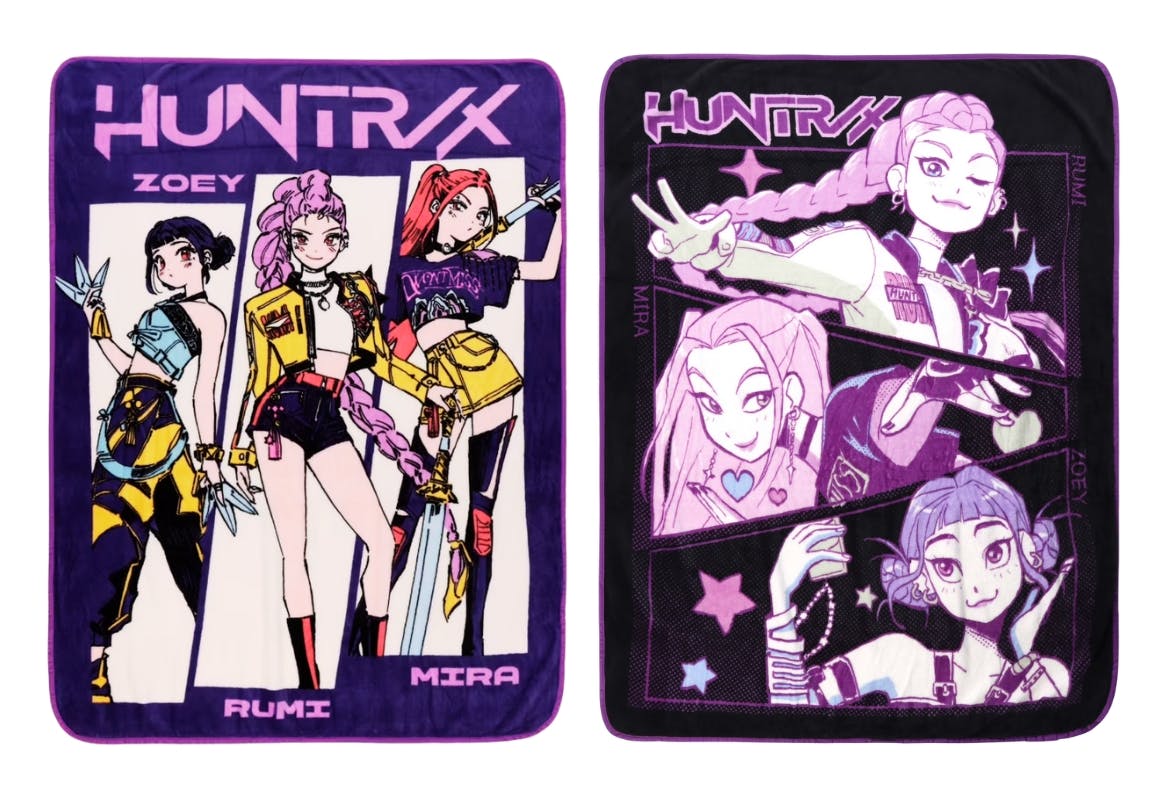 KPop Demon Hunters Throw Blanket