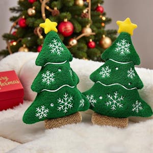 Christmas Tree Shaped Throw Pillows
