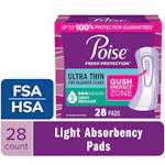 Poise Incontinence Pads