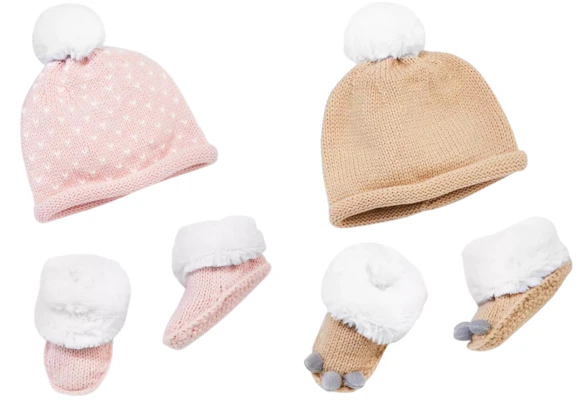 Hat & Booties Set