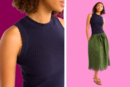 Run, Don't Walk: Women's Ribbed Tops, as Little as $8 at Walmart card image