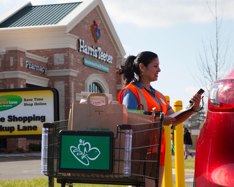 Harris Teeter express lane pickup