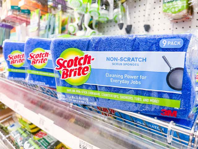 Scotch-Brite Scrub Sponges 6-Pack, as Low as $5 on Amazon card image