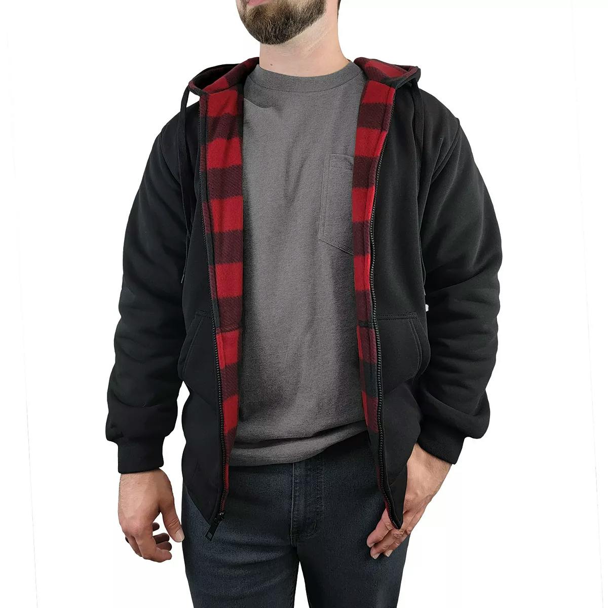 Men's Reversible Fleece Hoodie