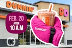 dunkin's iced coffee mitten