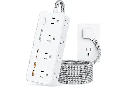 Surge Protector With USB Ports