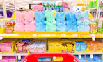 peeps sitting on target shelves