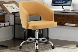  Giantex Home Office Desk Chair in an office.