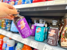a bottle of Nescafe espresso concentrate