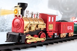 Around-the-Tree Train Toy Set, Just $8.49 on Amazon card image